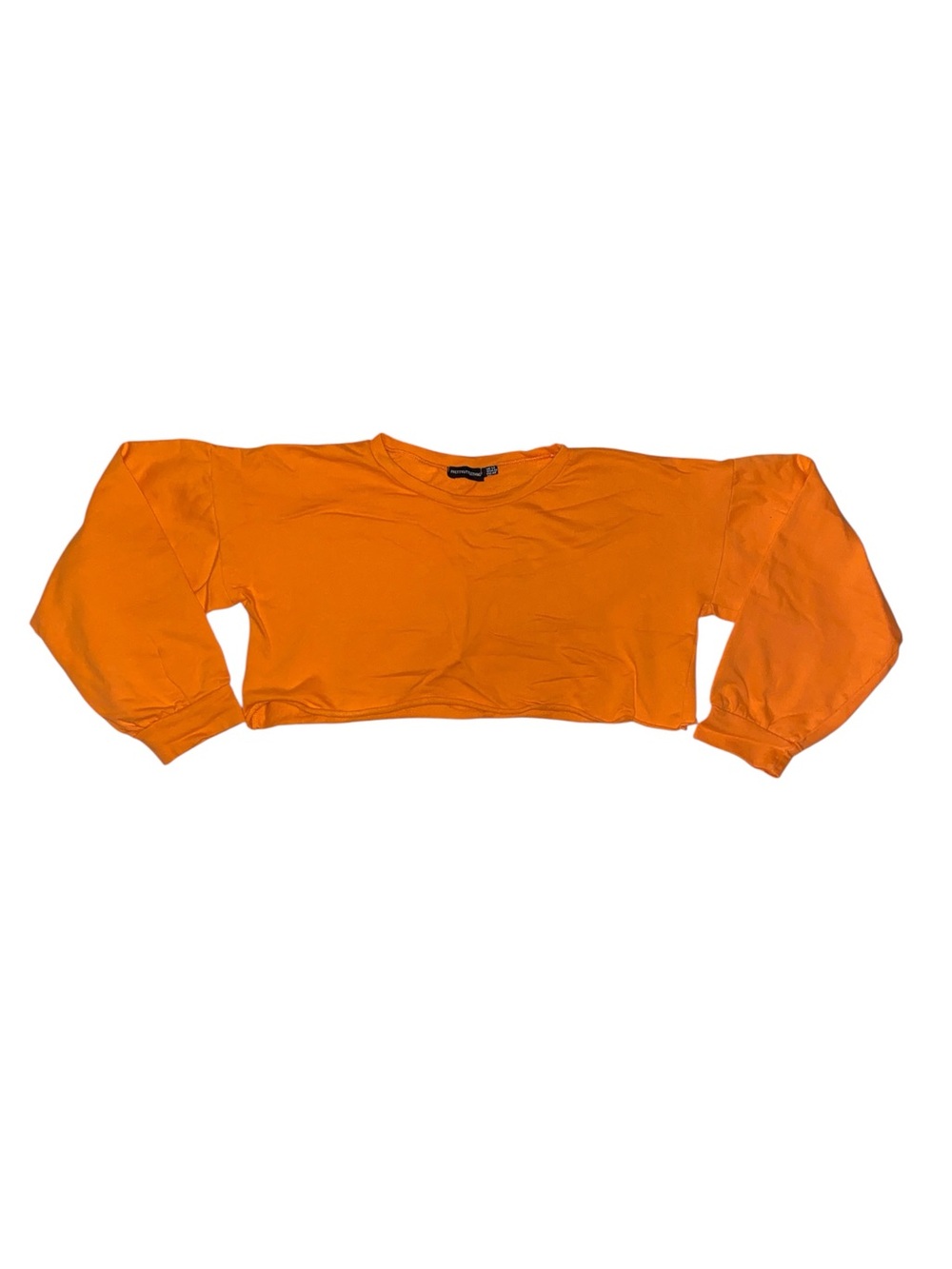 PrettyLittleThing Cropped Crewneck Long Sleeve